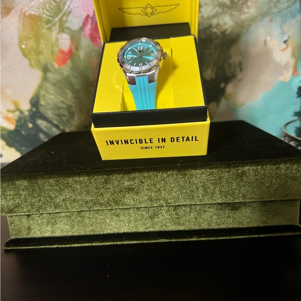 Invicta Yellow Watch Box